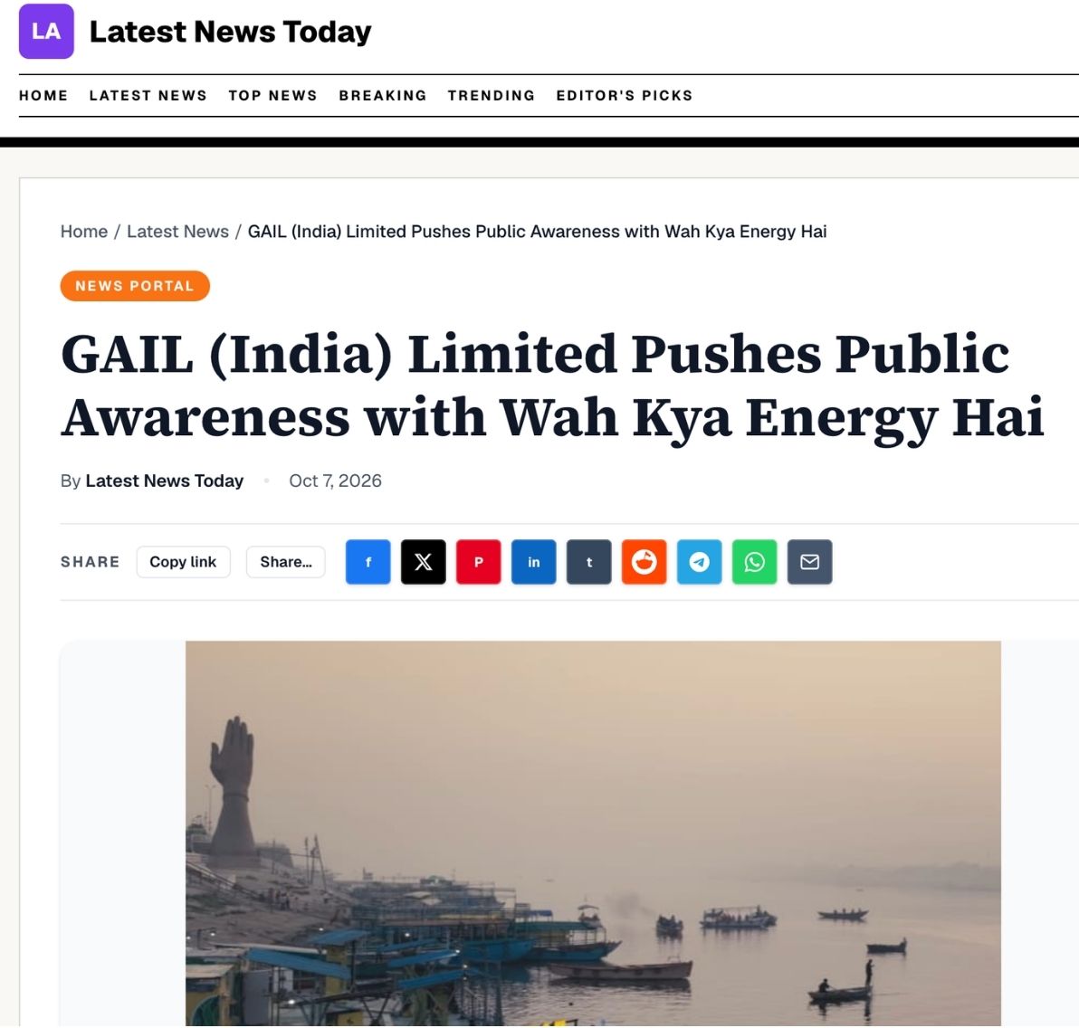 The Latest news