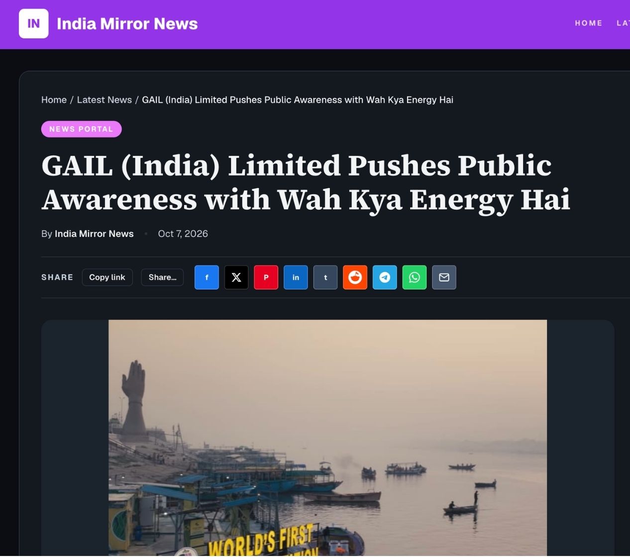 India Mirror news